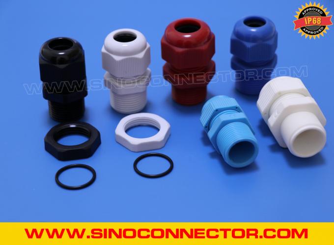 Presse-étoupes plastiques PG et Métrique avec protection étanche IP68 et IP69K Presse-étoupes plastiques PG et Métrique avec protection étanche IP68 et IP69K
